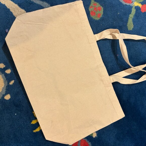 ❤️ SEZANE Heart Mon Amour Love Sezane Cotton Tote Bag - Picture 3 of 7